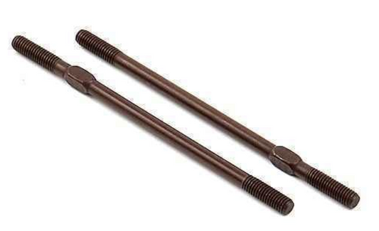 Xray Adj. Turnbuckle 62mm M3 L/R - HUDY Spring Steel™ (2)