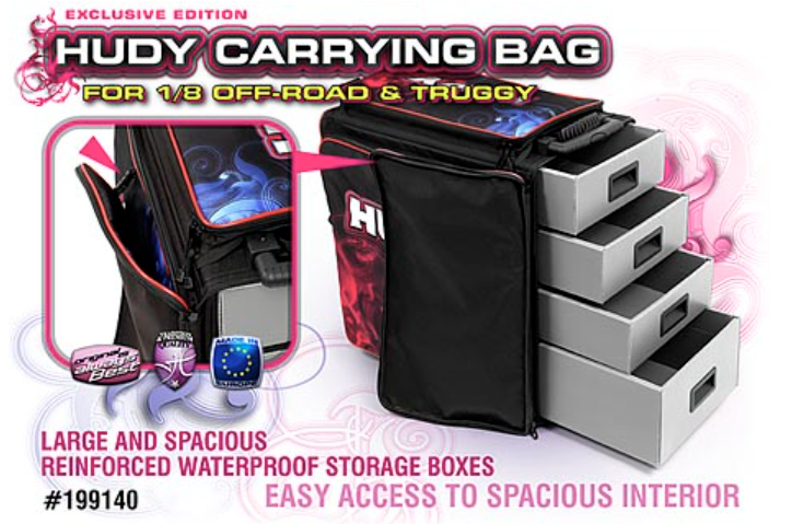 Hudy 1/8 Off-Road & Truggy Carrying Bag - Exclusive Edt