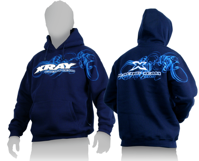 Xray XRAY Sweater Hooded - Blue (M)