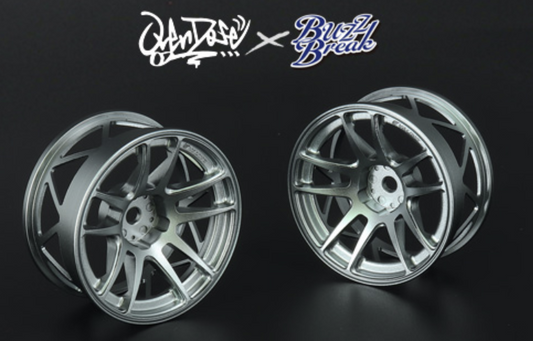 OVERDOSE Buzz Break VALINO N820S Aluminum Wheel OVERDOSE ver. UL-SPEC 26mm (Titanium Silver Anodized/OFF+7)