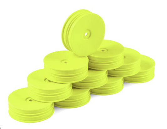 Hudy 1/10 Off-Road Wheel 2WD - Front - Narrow - Yellow (10)