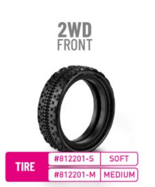 HUDY 1/10 Off-Road Tire 2WD Front Astro - 101A - Medium (2)