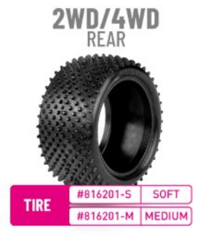 HUDY 1/10 Off-Road Tire 2WD/4WD Rear Astro - 201 - Soft (2)