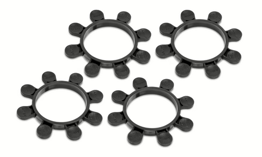 HUDY 1/10 Off-Road Tire Mounting Band - Octopus - Black (4)
