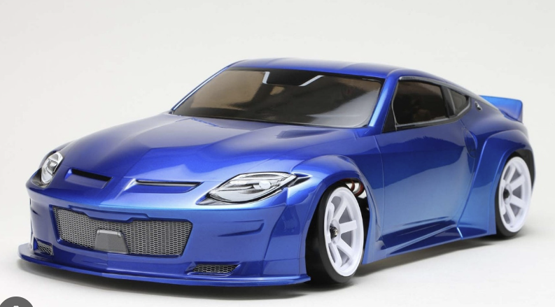Yokomo PANDEM RZ34 Body blue w/Light Decal Precut