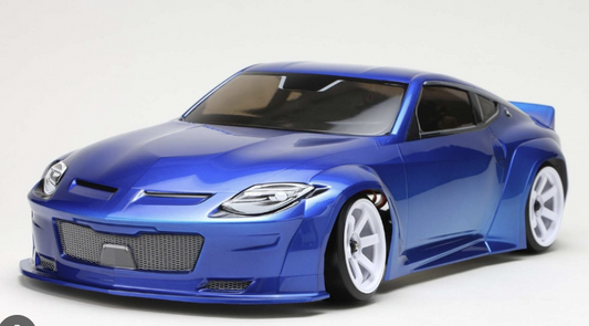 Yokomo PANDEM RZ34 Body blue w/Light Decal Precut
