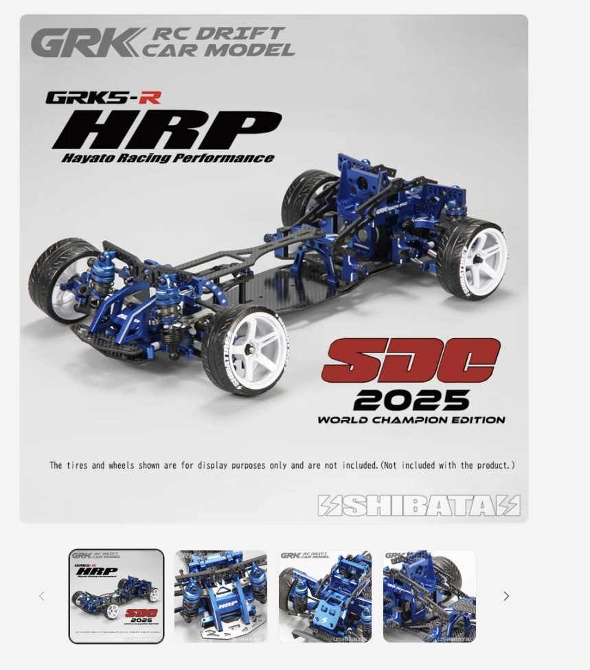 Shibata GRK5-R HRP Chassis kit (Hayato Blue)