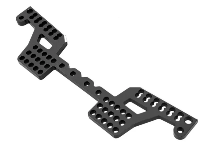 Shibata Aluminum Rear Shock Tower Ver. R (Black)