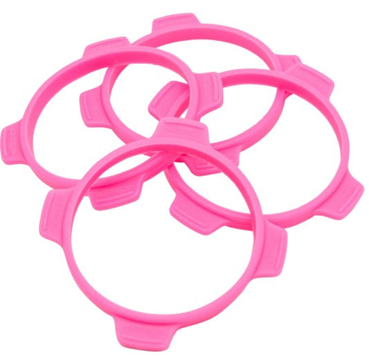 Sweep Easy Bands 1/10 Silicone Tire Bands Pink (4pc)