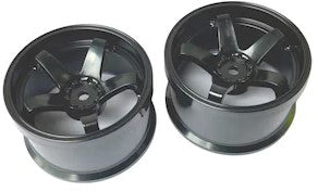 Topline N Model Ver. 3, Offset 6, Black rims