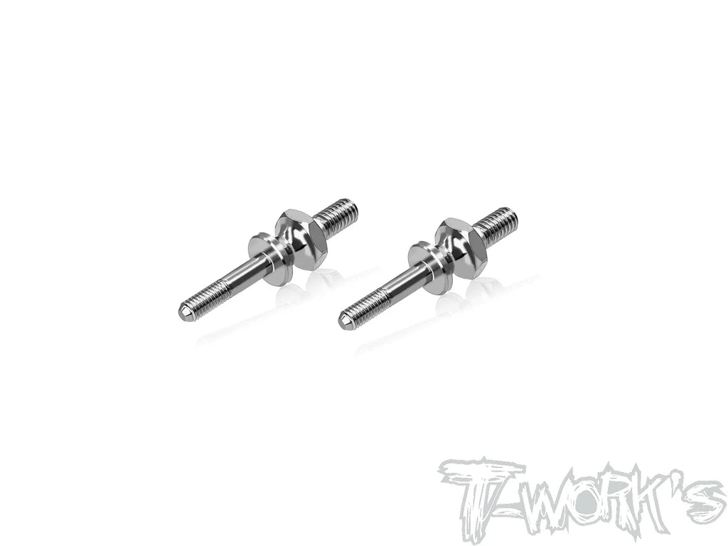 64 TITANIUM FRONT SHOCK STANDOFFS M4/M3 (FOR XRAY XB8E/XB8'26) 2PCS
