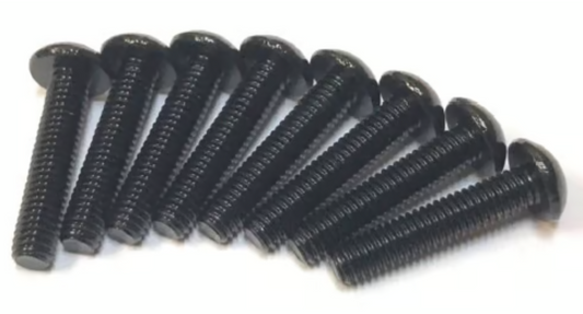 7075 SCREW BLACK BUTTON HEAD 10mm