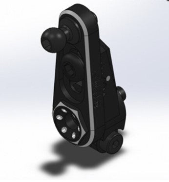 OVERDOSE Aluminium Direct Servo Horn Type2 Black (Futaba)