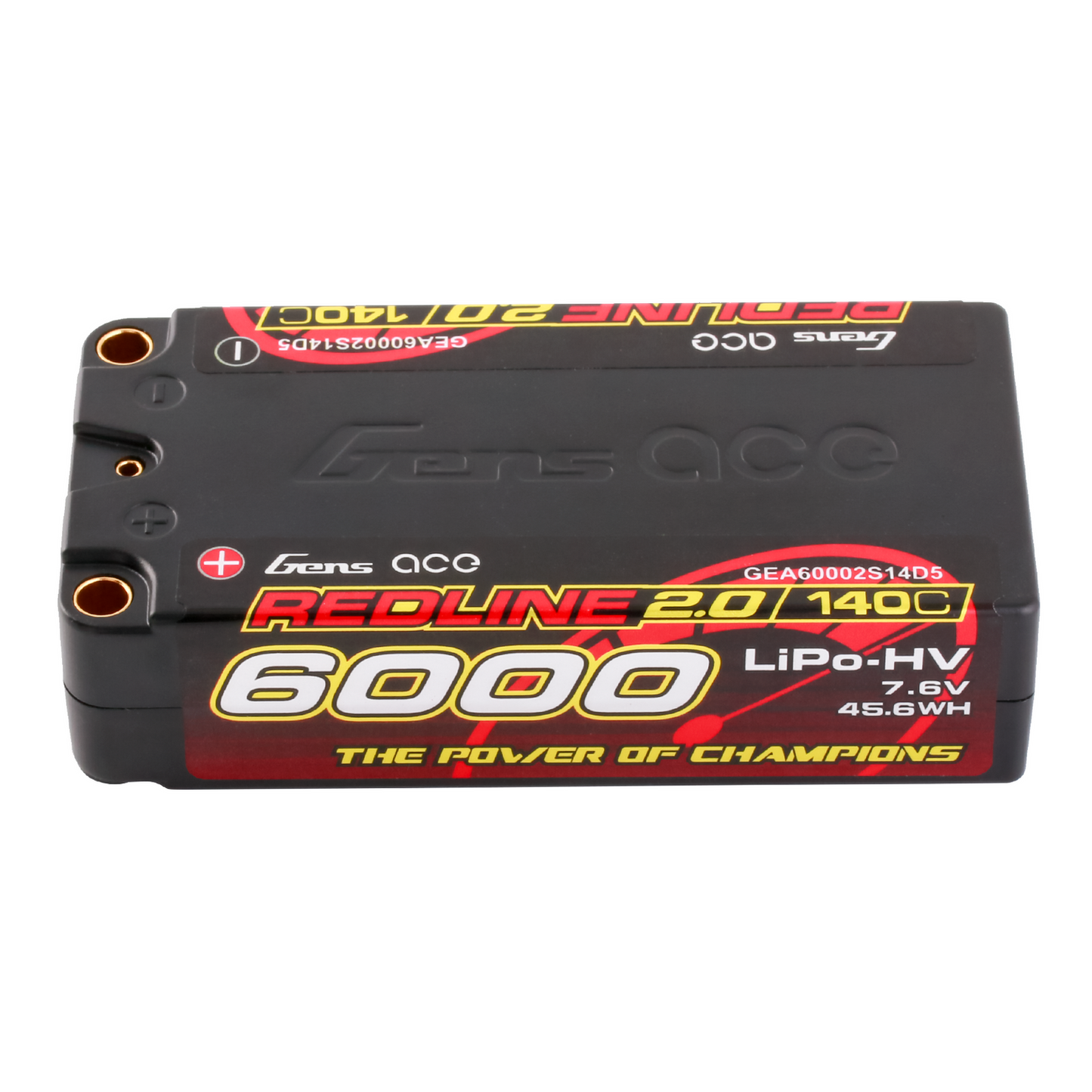 Gens ace Redline 2.0 Series 6000mAh 2S2P 7.6V 140C HardCase