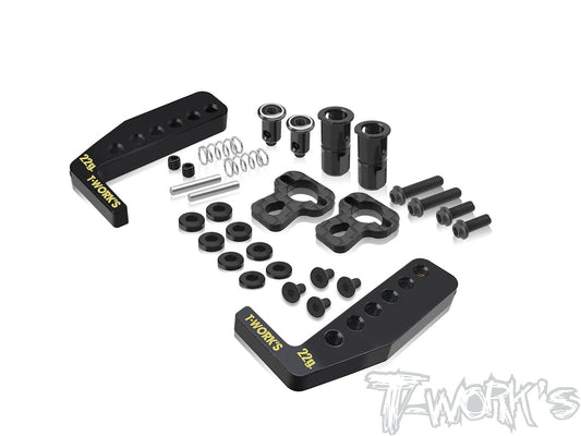 T-Work's TE-257-A800-B Easy-Snap Brass Battery Holder Set( For Awesomatix A800R )