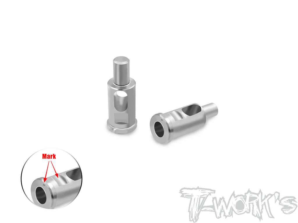 T-Work's 64 titanium King Pin L ( Kyosho MP11 ) 2pcs.