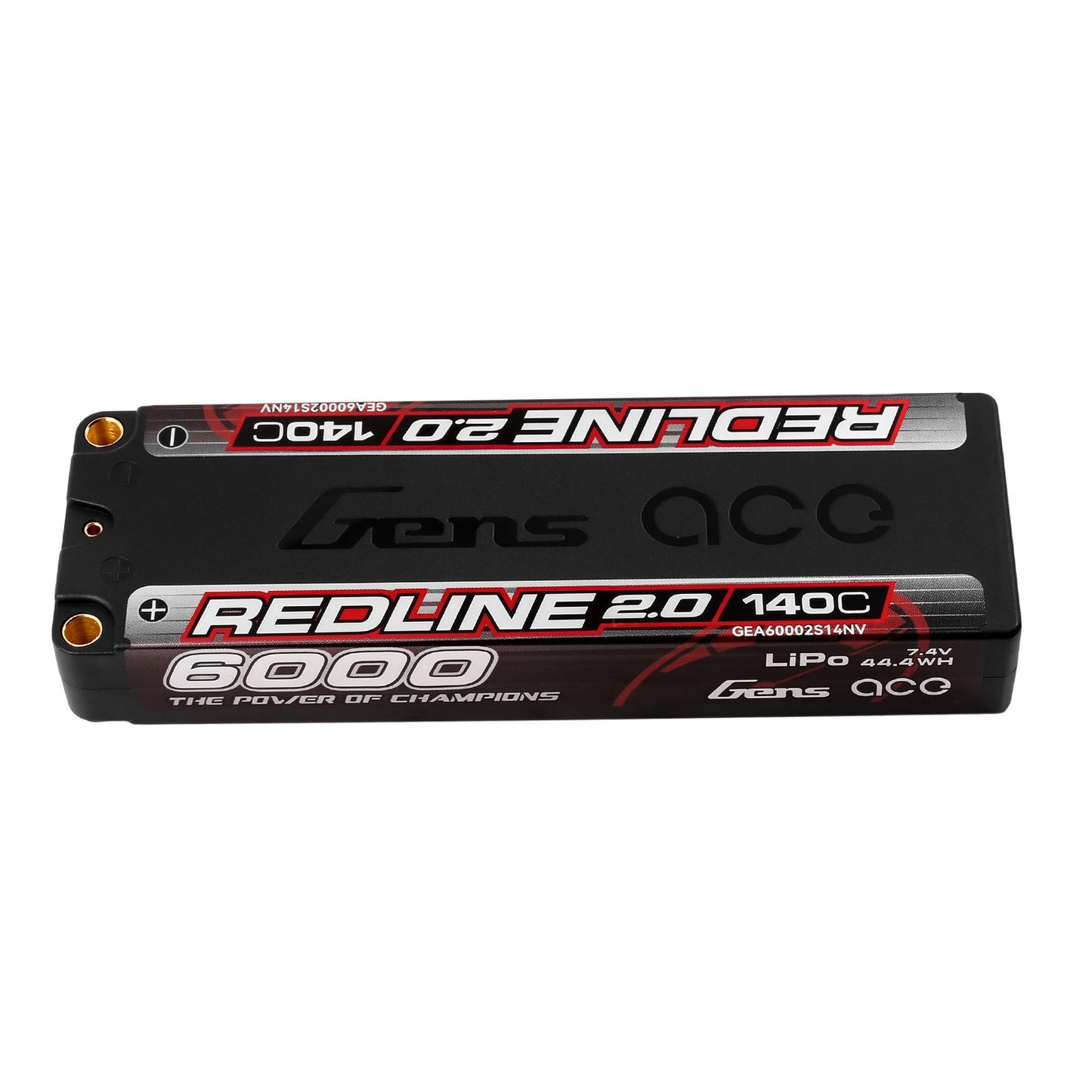 Gens Ace Redline 2.0 6000mAh 7.4V 140C 2S HardCase