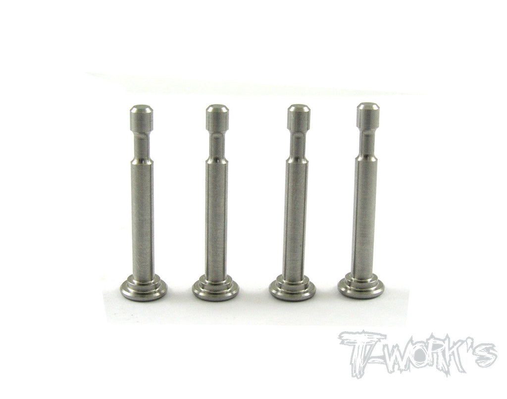 T-Work's 64 Titanium Lower Shock Mount Pins(For MP 777 SP2/ MP9/ GT3/ MP9e EVO/ MP10/ MP11)