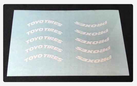 Shibata Tire Sticker (TOYO) (2)