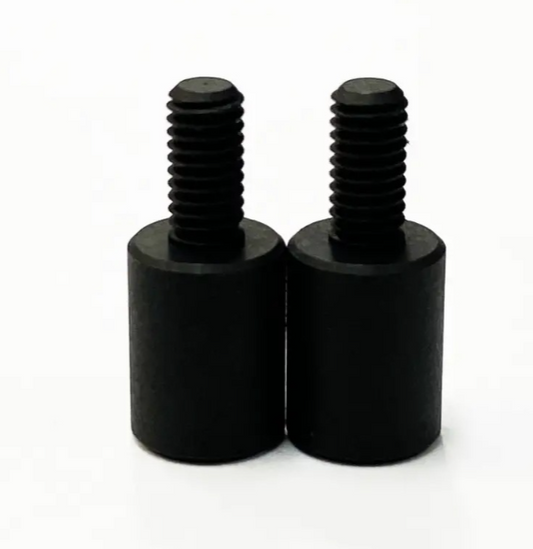 Topline Collar Extension Black Coating - 8mm (2pcs)