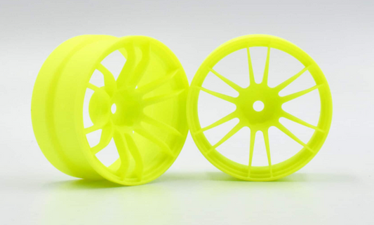 ReveD Competition Wheel UL12, Fluoroscent Yellow, Offset 6, Pack of 2