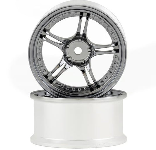 SSR Professor SPX WHEEL Offset 6 (Shallow Rim) Black chrome (2pcs)